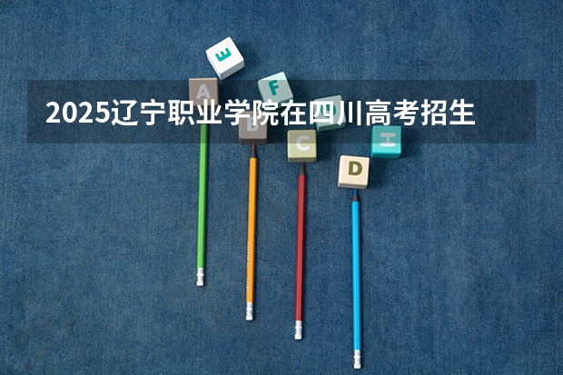 2025辽宁职业学院在四川高考招生计划介绍