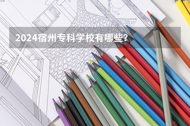 2024宿州专科学校有哪些？