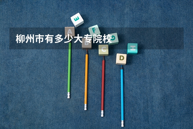 柳州市有多少大专院校