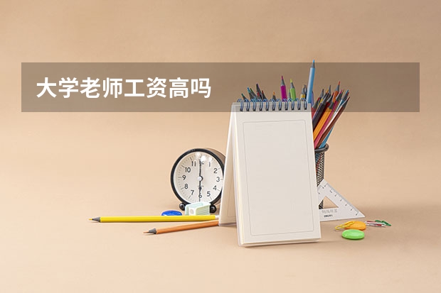 大学老师工资高吗