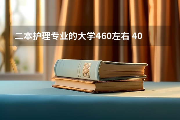 二本护理专业的大学460左右 400多分的医科大学二本