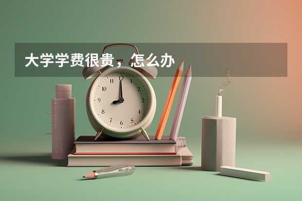 大学学费很贵，怎么办