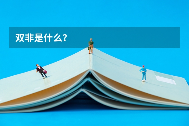双非是什么？