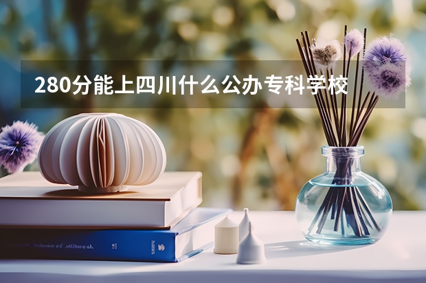 280分能上四川什么公办专科学校