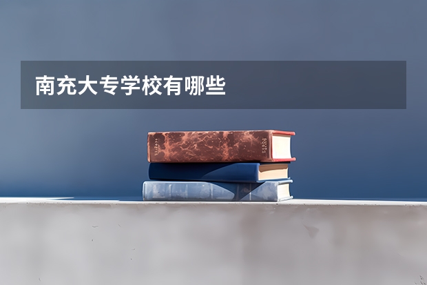 南充大专学校有哪些