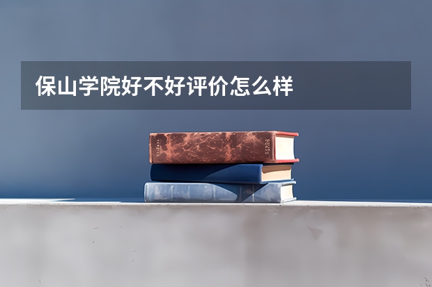 保山学院好不好评价怎么样
