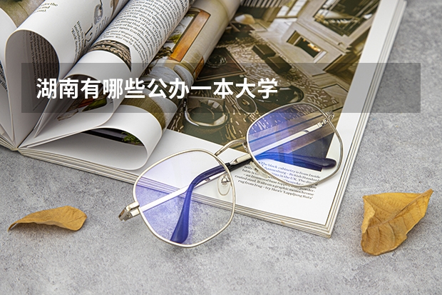 湖南有哪些公办一本大学