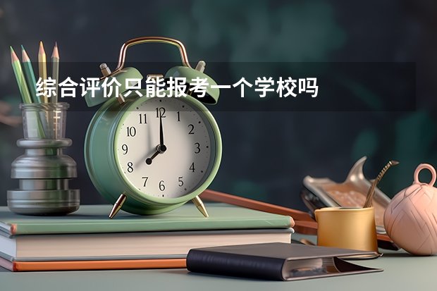 综合评价只能报考一个学校吗
