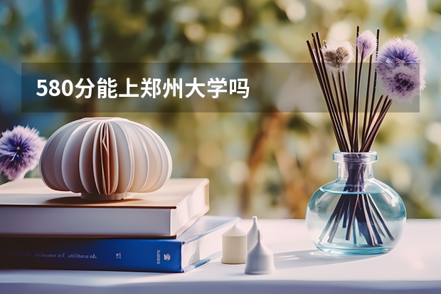 580分能上郑州大学吗