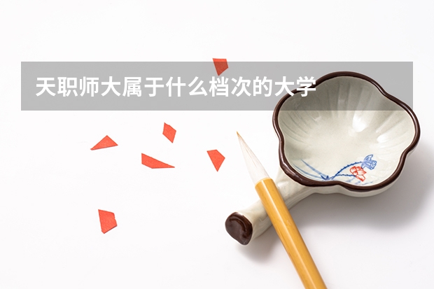 天职师大属于什么档次的大学